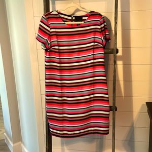 Cynthia Rowley Pink Stripped A line dress